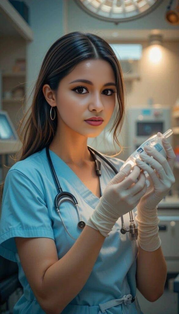 Beautiful Nurse AI Girl Images 19