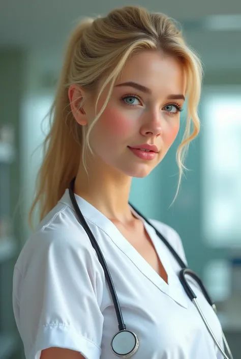 Beautiful Nurse AI Girl Images 20