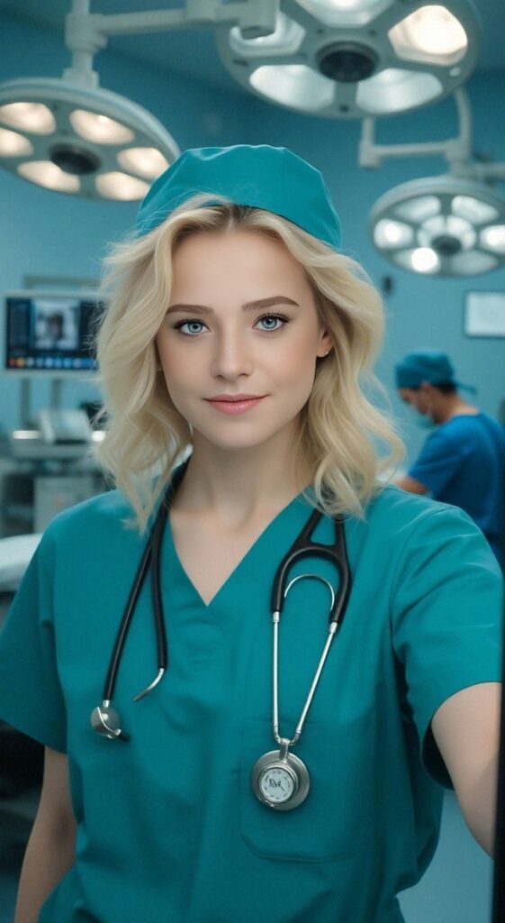 Beautiful Nurse AI Girl Images 21