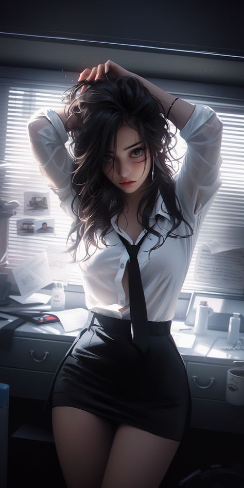 Beautiful Office Lady AI Girl Images 16 Beautiful Office Lady AI Girl Images 15