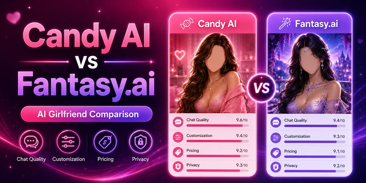 Candy AI vs Fantasy.ai: Which AI Girlfriend Platform Is Better?