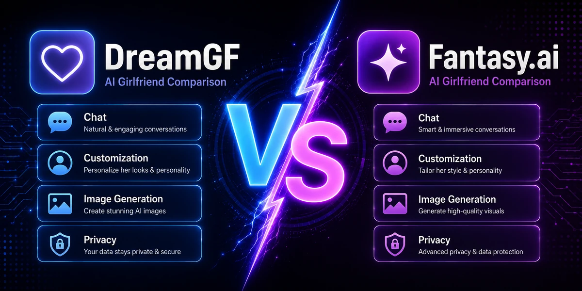 DreamGF vs Fantasy.ai: Which AI Girlfriend Platform Is Better?