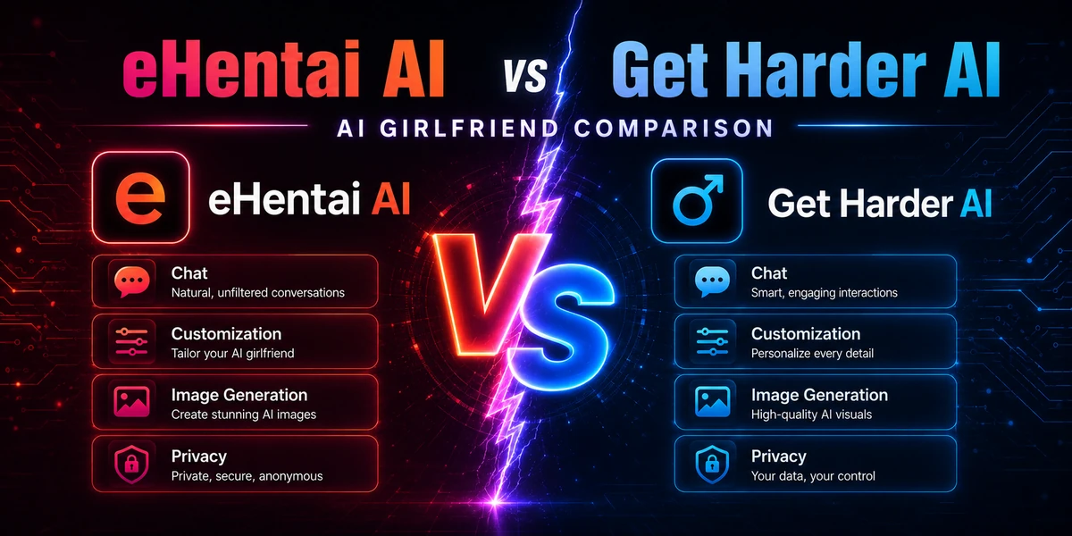 eHentai AI vs Get Harder AI: Which AI Girlfriend Platform Is Better?