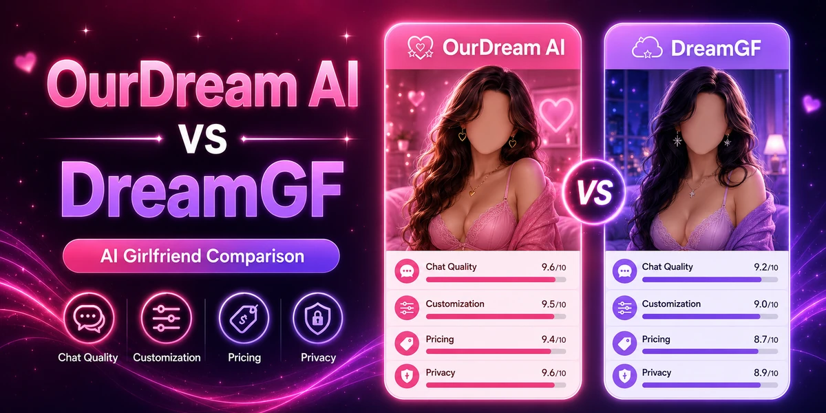 OurDream AI vs GPTGirlfriend: Which AI Girlfriend Platform Is Better?
