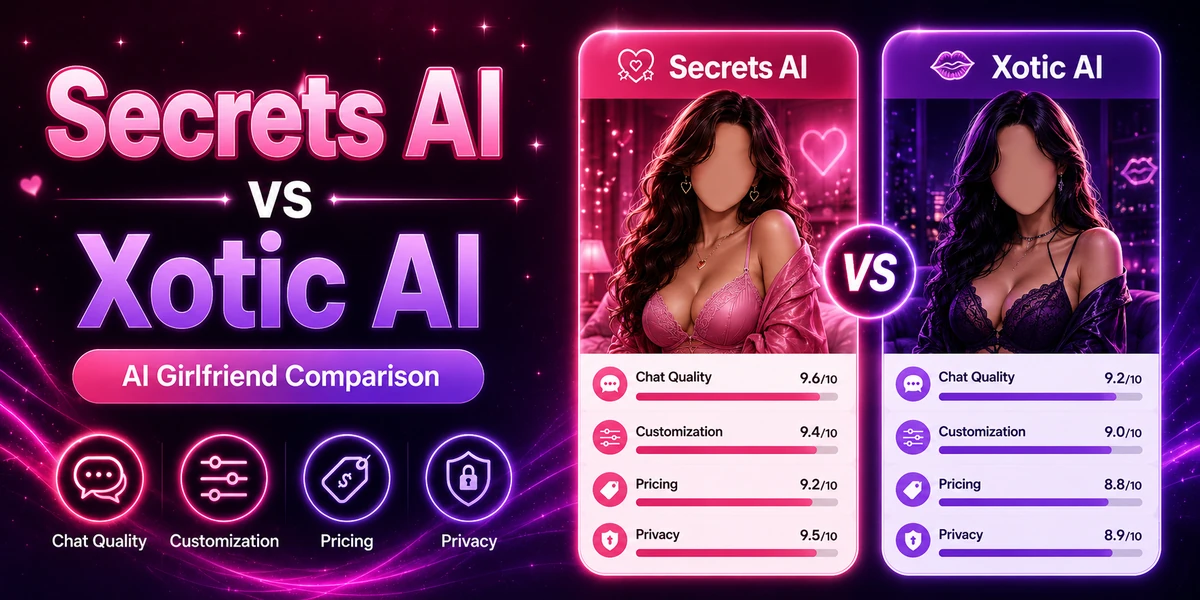 Secrets AI vs Xotic AI: Which AI Girlfriend Platform Is Better?
