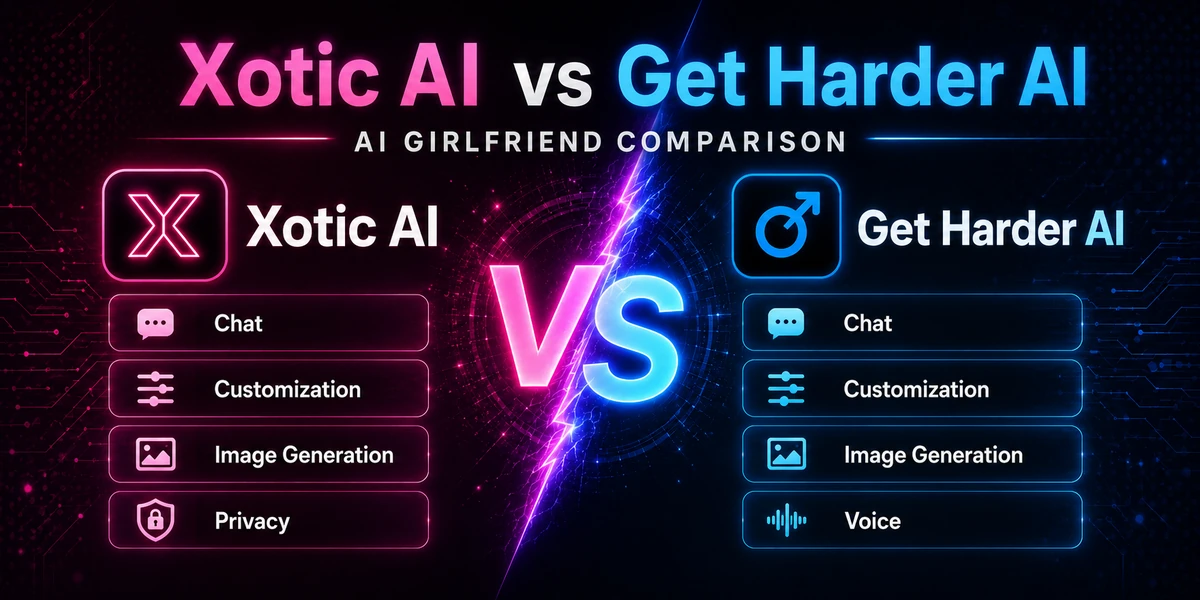 Xotic AI vs Get Harder AI: Which AI Girlfriend Platform Is Better?