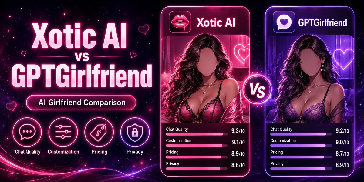 Xotic AI vs GPTGirlfriend: Which AI Girlfriend Platform Is Better?